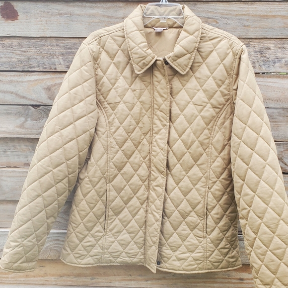 White Stag Jackets & Blazers - White Stag Beige Quilted Jacket